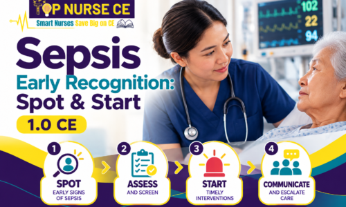 FREE COURSE – Sepsis Early Recognition: Spot & Start (1 CE Hour)