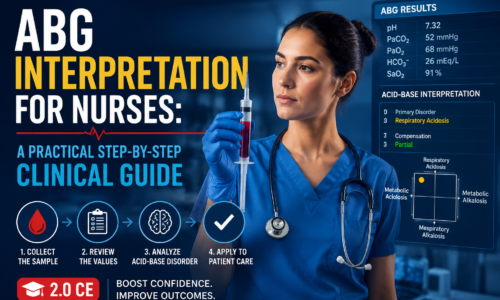 ABG Interpretation for Nurses: A Practical Step-by-Step Clinical Guide (2.0 CE)