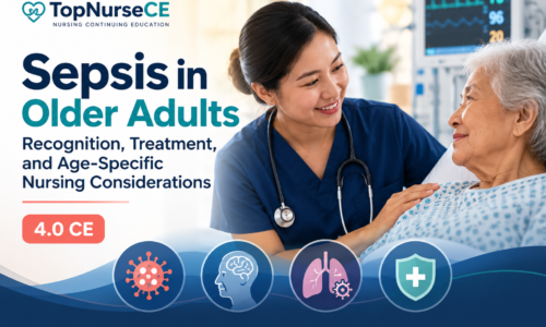 Sepsis in Older Adults: Recognition, Treatment, and Age-Specific Nursing Considerations (4.0 CE)