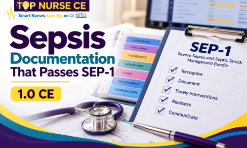 Sepsis Documentation That Passes SEP-1