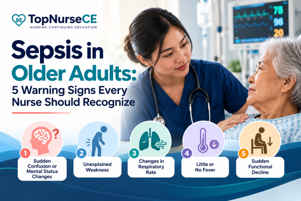 Sepsis in Older Adults: 5 Warning Signs Every Nurse Should Recognize